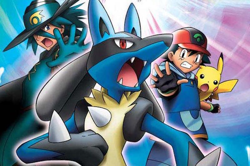 Umjetnički rad iz Pokemon filma Lucario i misterij Mew