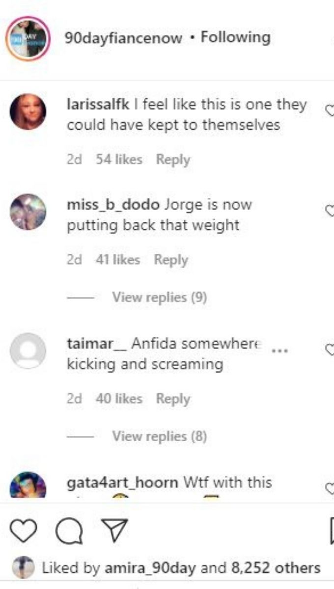 @90dayfiance sada slika komentare s Instagrama