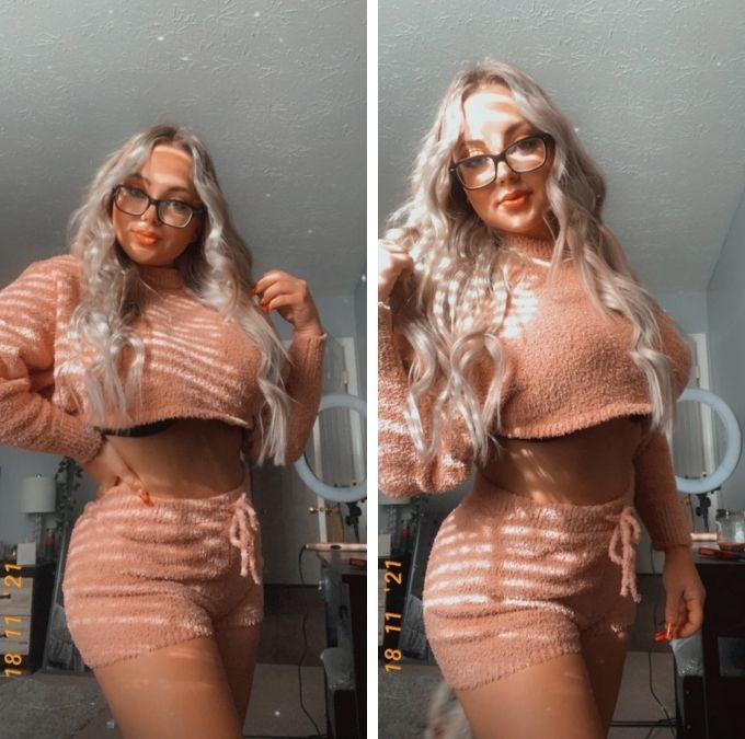 Jade Cline zeigte ihren fabelhaften Körper in einem ganz pinken Outfit auf Instagram