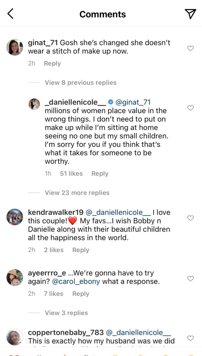 ردت MAFS Danielle Dodd على تعليق بغيض من المعجبين
