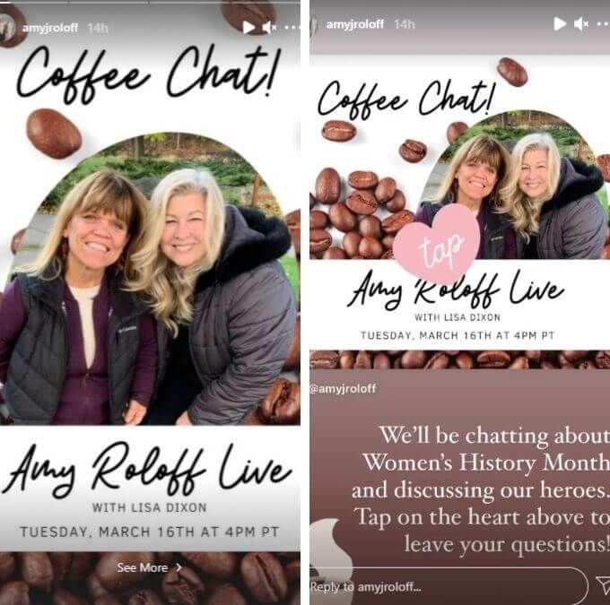 Amy Roloff iz Little People Big World na Instagramu