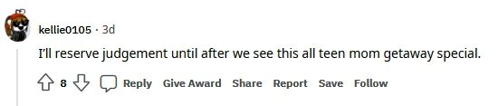 Redditors обсудили отмену мамы-подростка