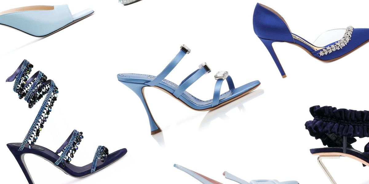niebieskie buty