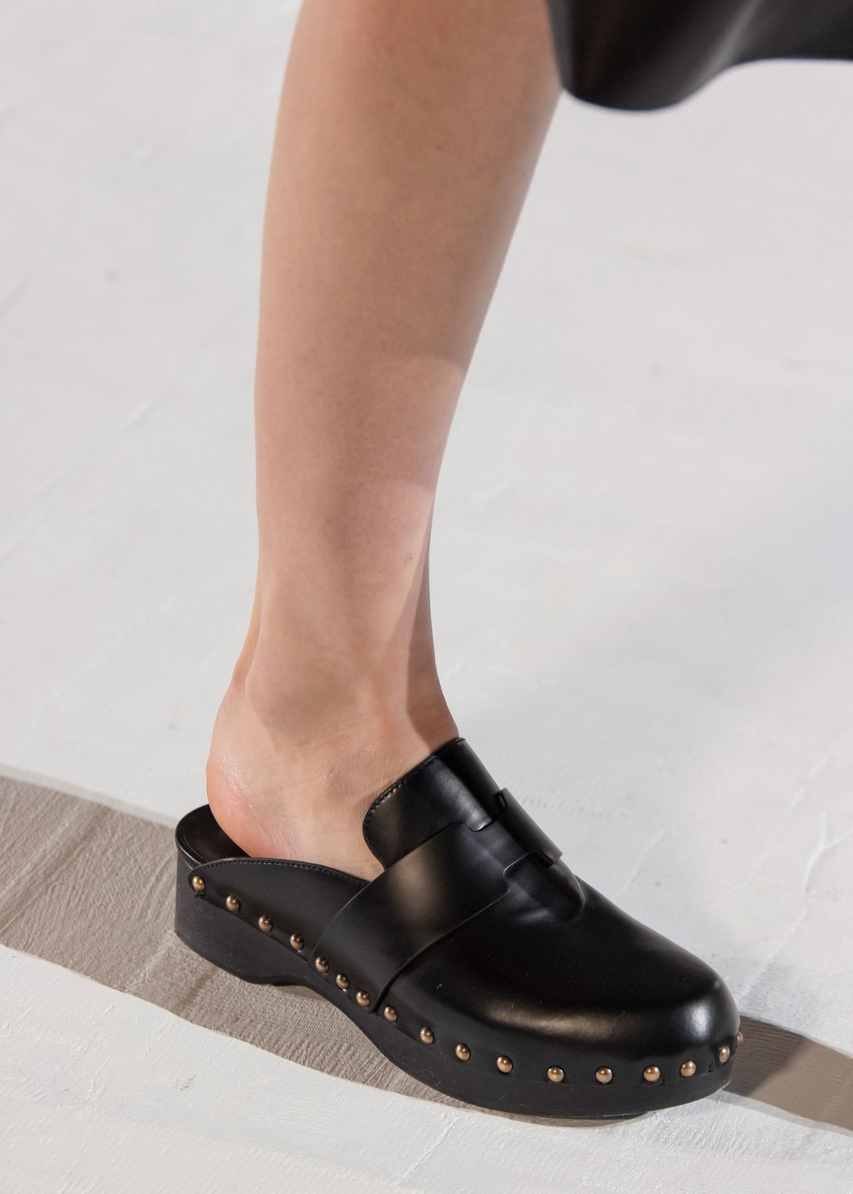 Hermes Wiosna 2021 Buty Runway Drewniaki