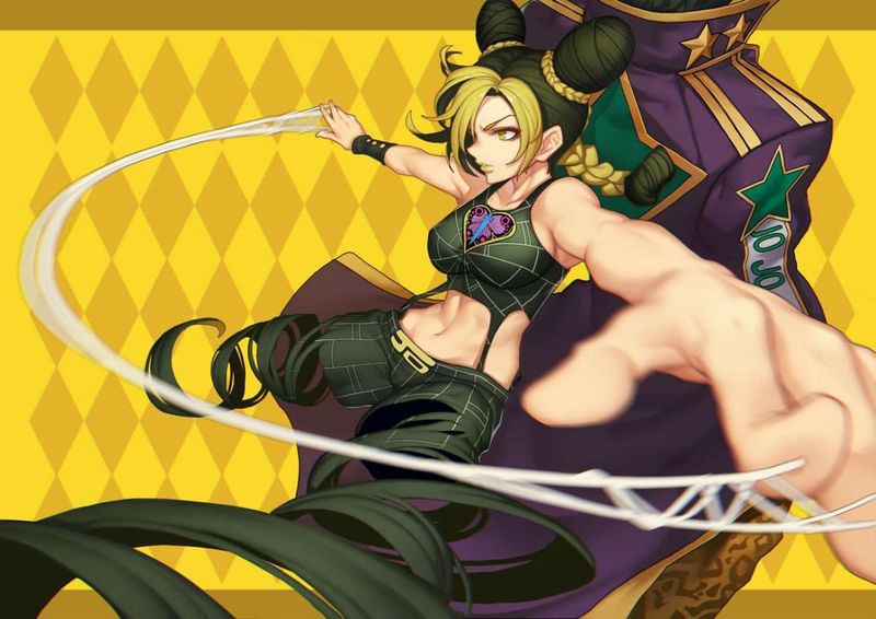 JoJo 6. rész Jolyne Cujoh Fan Art Evan Yang
