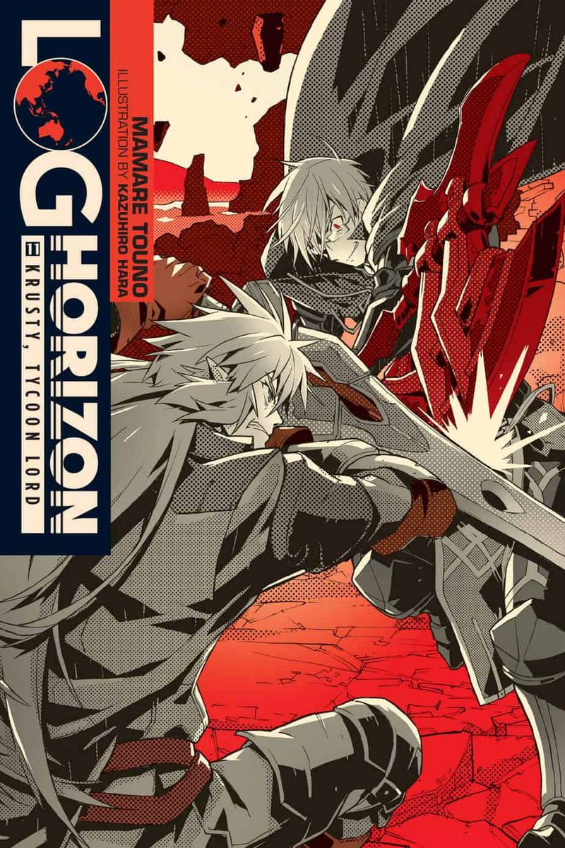 Log Horizon Volume 11 Light romaani kansikuva Krusty Tycoon Lord