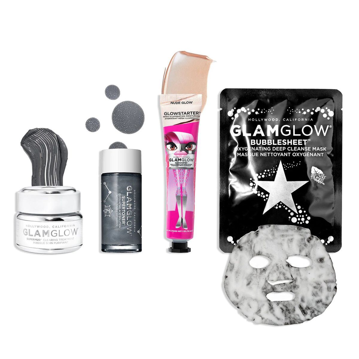 SuperMud Super Clear Set za razčiščevanje por GLAMGLOW