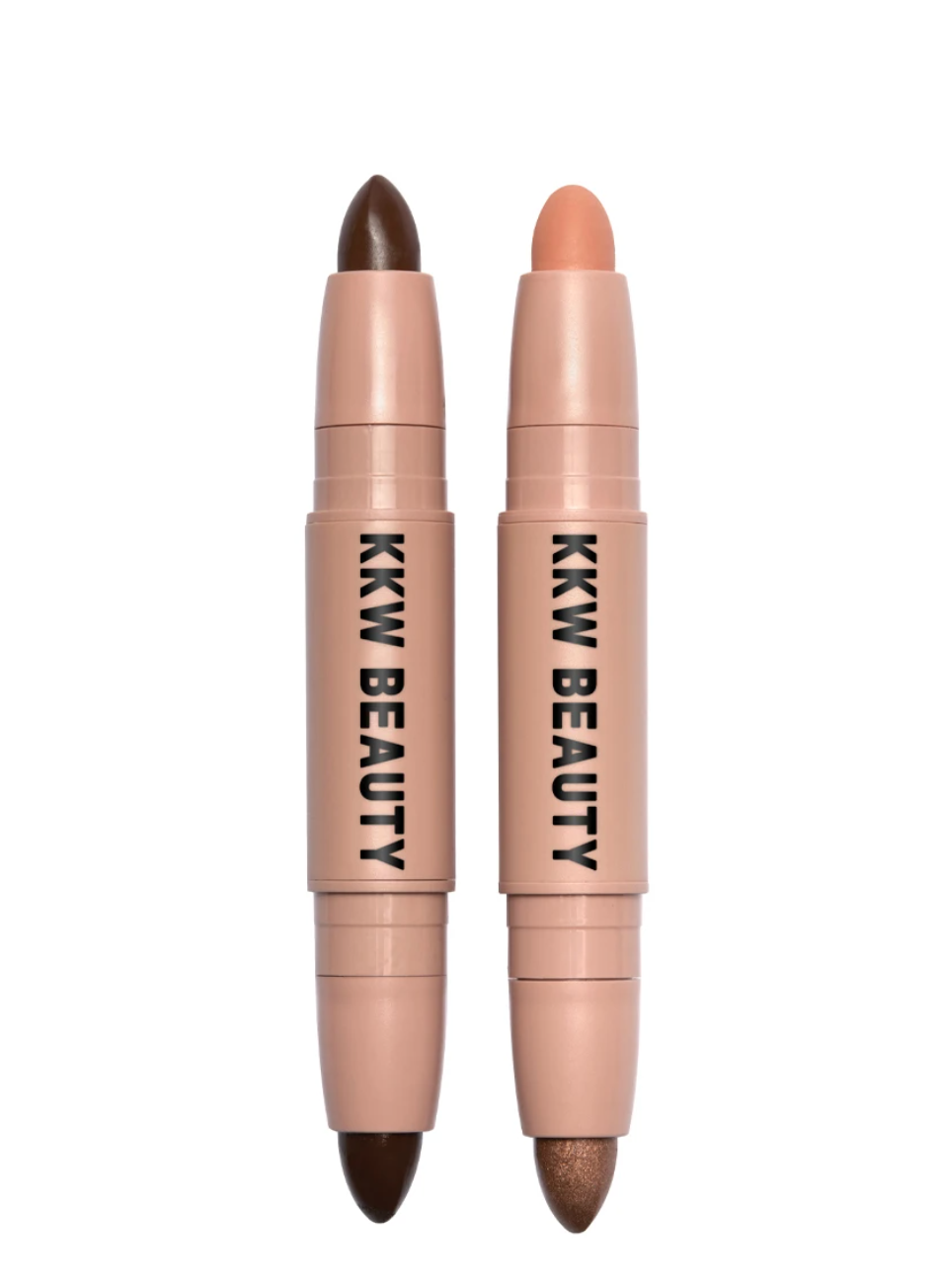contorno de beleza kkw em fundo branco