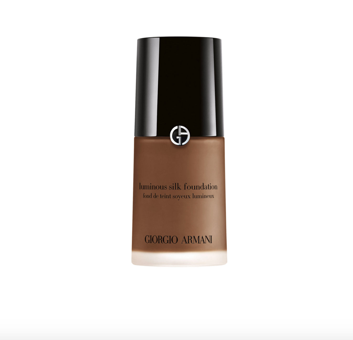 base de seda luminosa giorgio armani em fundo branco