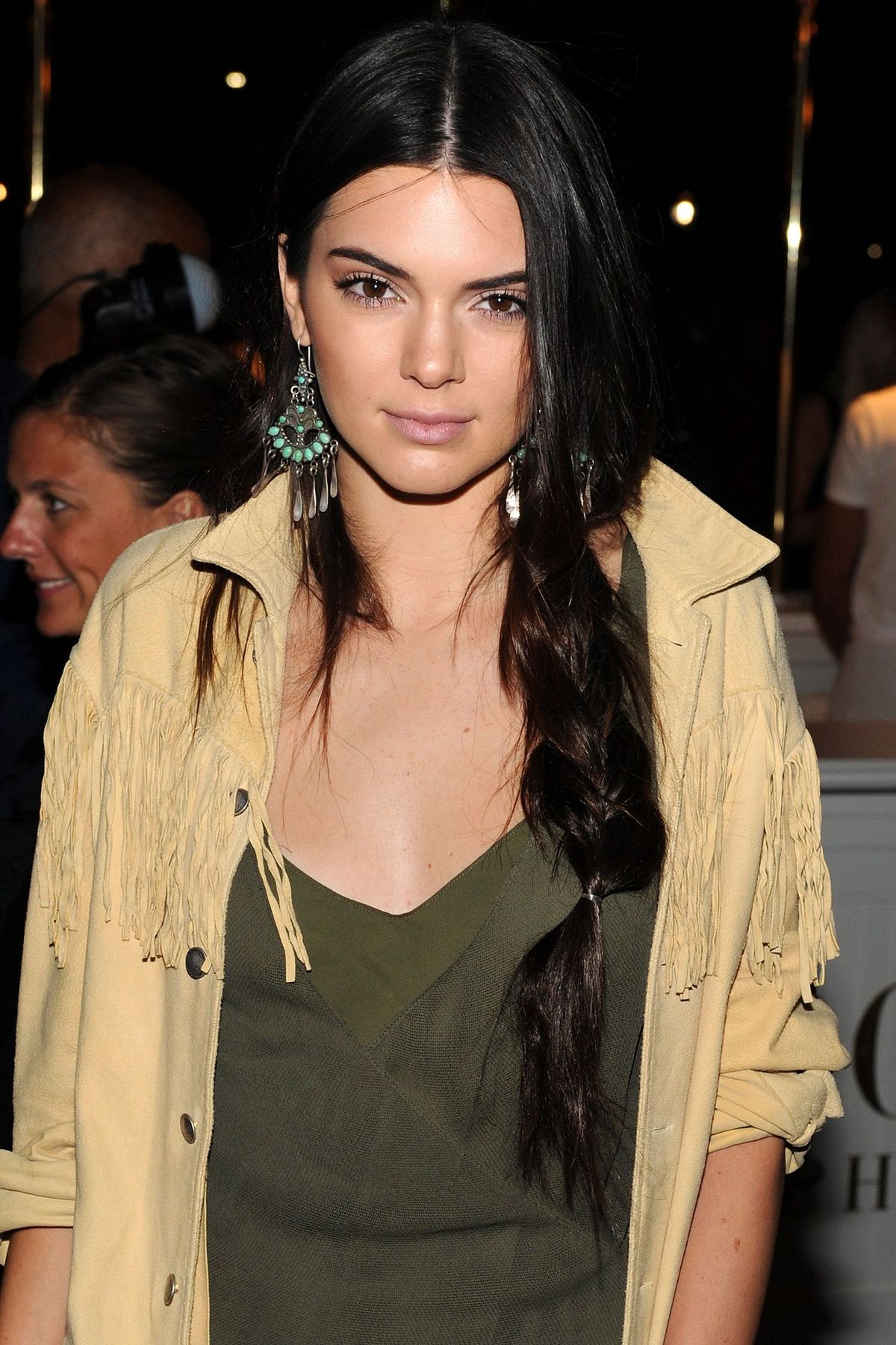 NEW YORK, NY - 08 września: Kendall Jenner uczęszcza do pokazu mody Polo Ralph Lauren podczas Mercedes-Benz Fashion Week wiosna 2015 w Cherry Hill w Central Parku na 8 września 2014 w Nowym Jorku. (Zdjęcie: Craig Barritt / Getty Images)