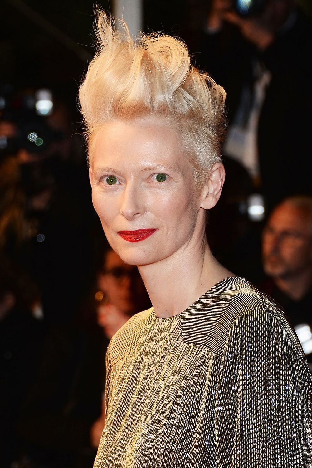 CANNES, FRANCJA - 25 MAJA: Aktorka Tilda Swinton uczestniczy w premierze