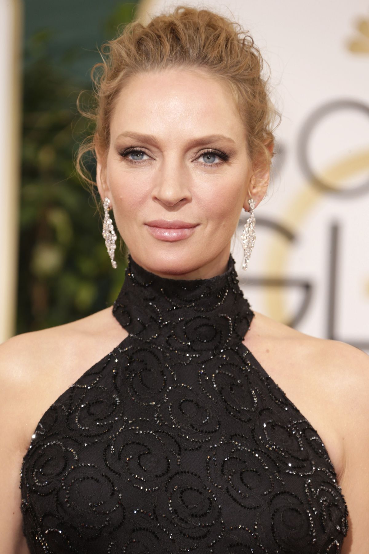 BEVERLY HILLS, CA - 12 stycznia: Aktorka Uma Thurman uczęszcza na 71. dorocznych Złotych Globów, które odbyły się w hotelu Beverly Hilton 12 stycznia 2014 r. W Beverly Hills w Kalifornii. (Zdjęcie: Jeff Vespa / WireImage)
