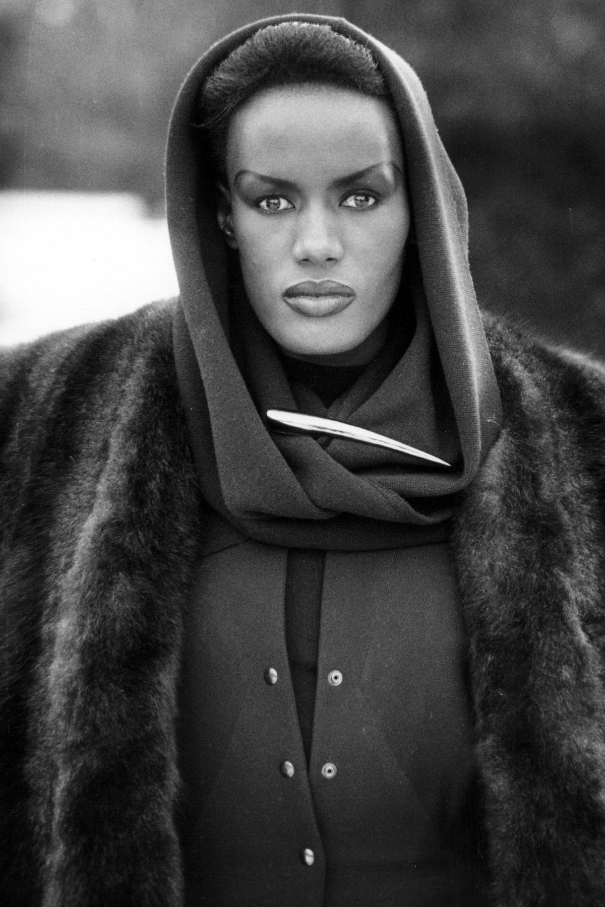 Urodzona na Jamajce piosenkarka, aktorka i modelka Grace Jones. (Zdjęcie: Larry Ellis / Getty Images)
