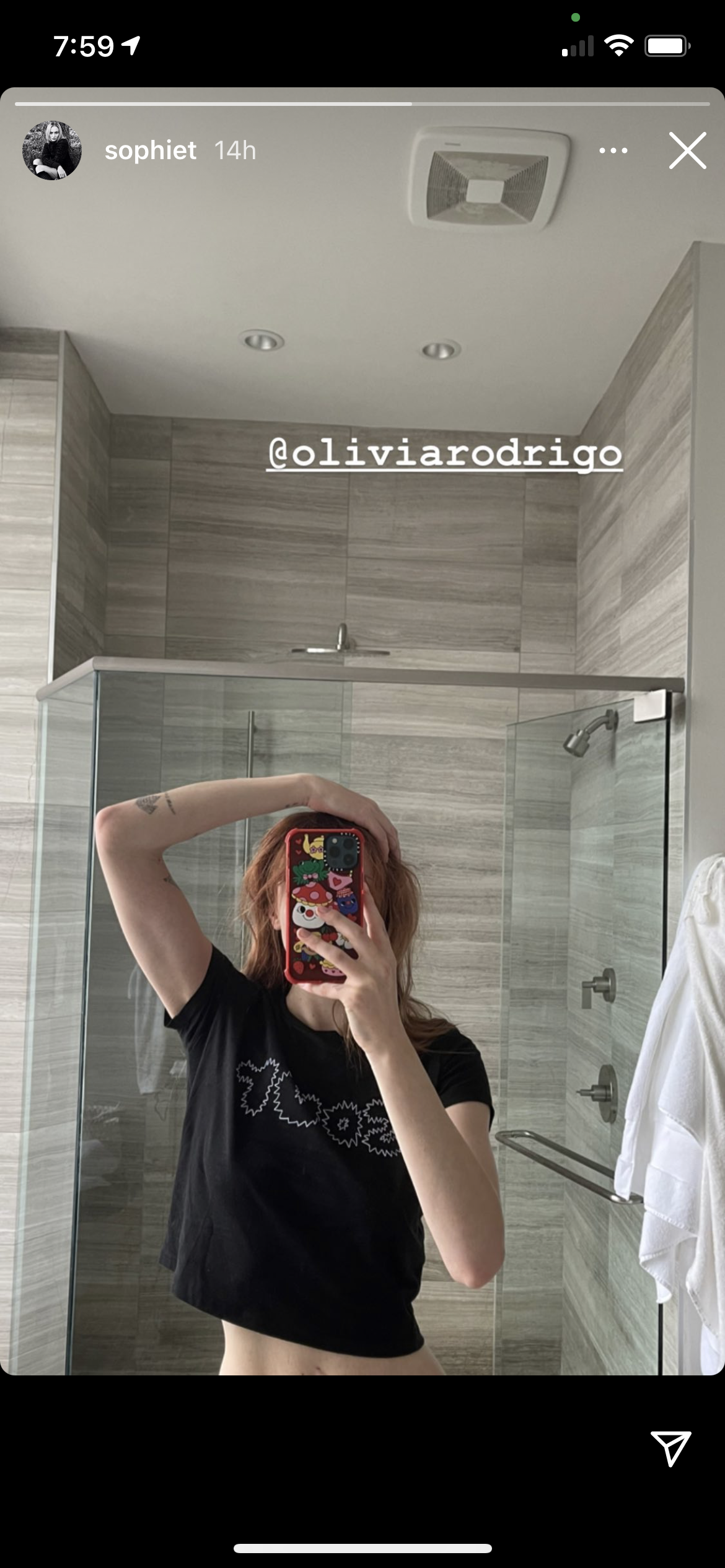 Sophie Turner Rdeči lasje