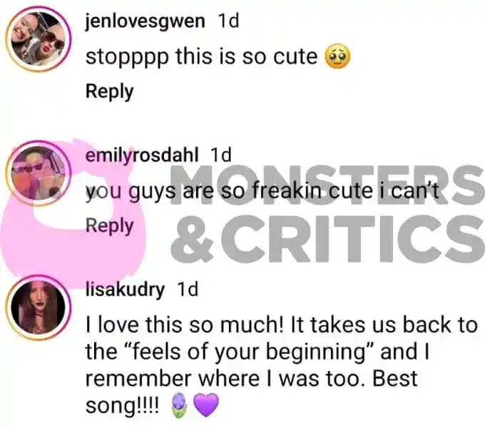 gwen stefani's instagram comments