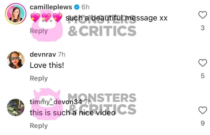  Os fãs comentam sobre o rei Charles' video on Instagram