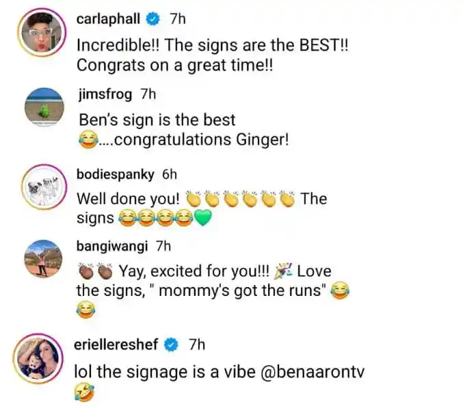 đumbir zee's fans comment on her husband's marathon sign on instagram