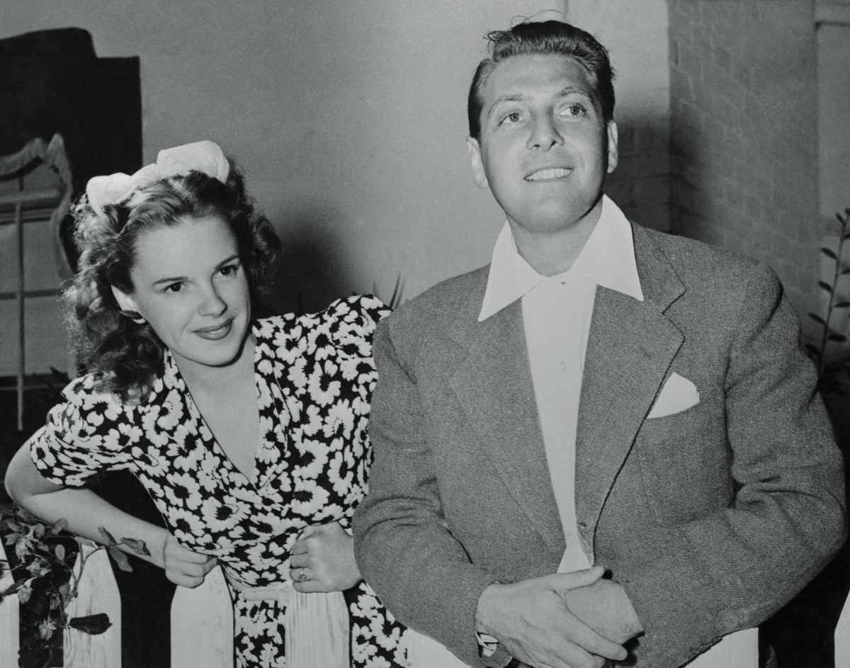 Portret Judy Garland i Davida Rose po ślubie