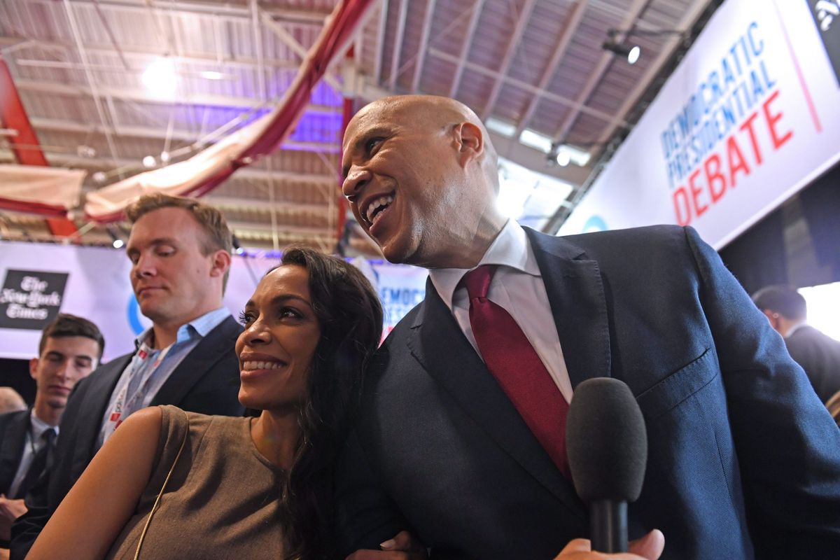 Rosario Dawson està 'tan orgullosa' després que Cory Booker guanyi la reelecció a Nova Jersey