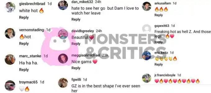 đumbir zee's instagram followers comment on her white dress