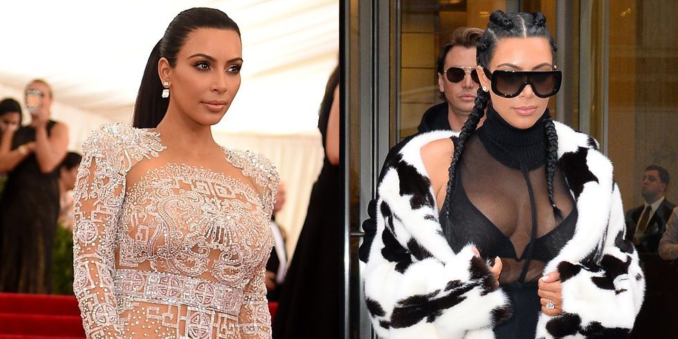 金·卡戴珊（Kim Kardashian）的37个最具标志性的外观