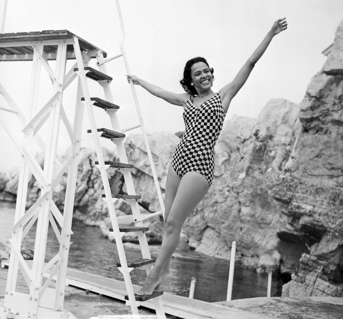 Dorothy Dandridge w kostiumie kąpielowym
