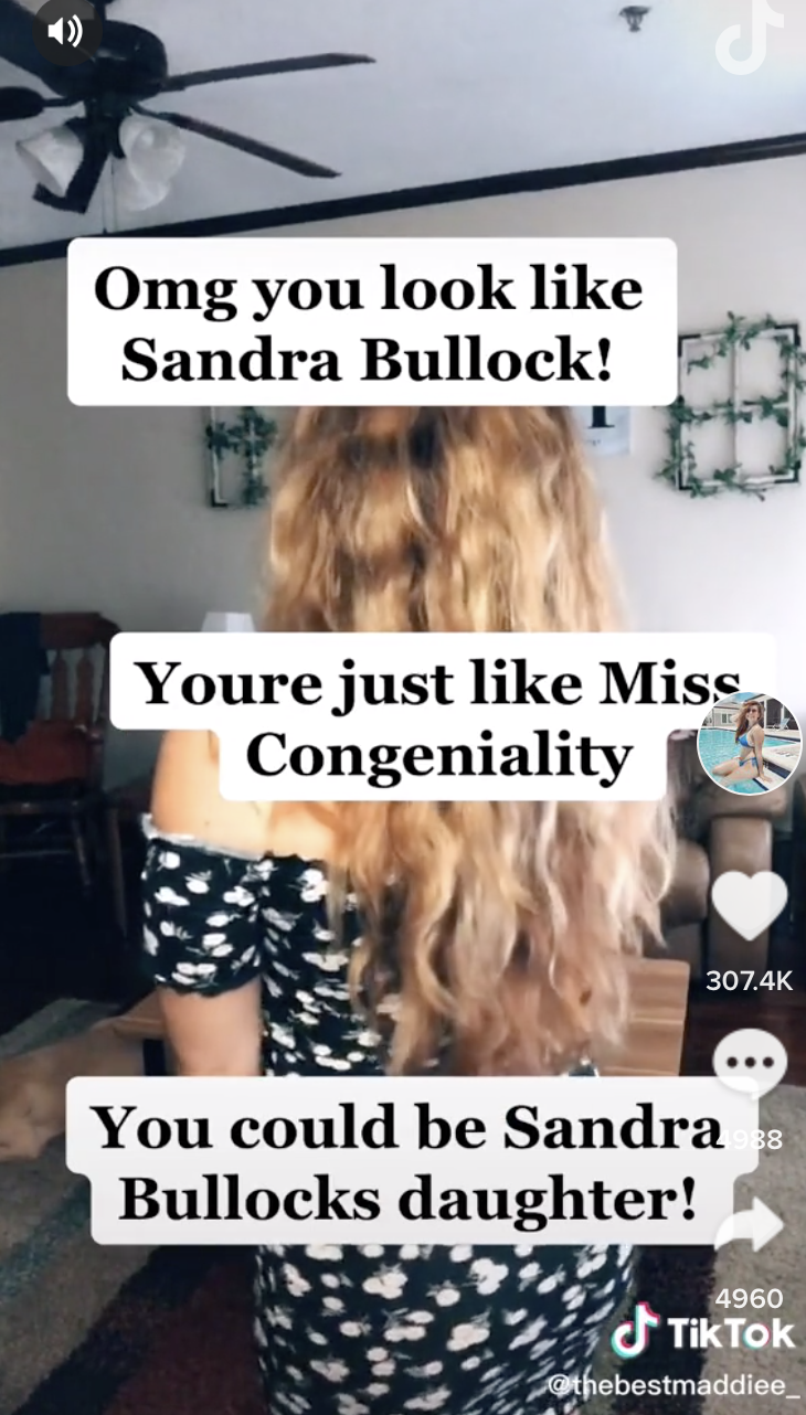 Sandra Bullock té un TikTok Doppelgänger i la semblança és estranya