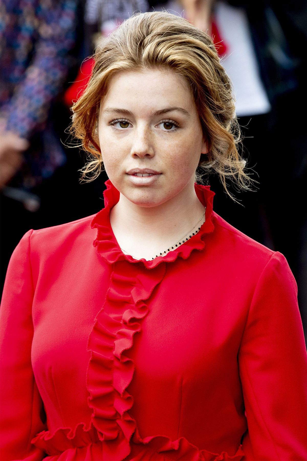 Włosy, Twarz, Fryzura, Modelka, Czerwony, Blond, Moda, Brwi, Piękno, Warga,