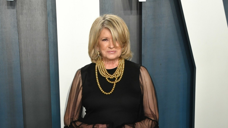   Martha Stewart em uma festa do Oscar da Vanity Fair.
