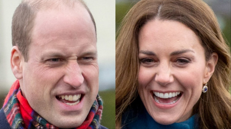   Príncipe William e Kate Middleton em um evento aleatório