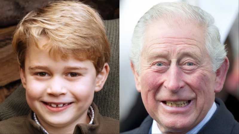 Princ George i kralj Charles na različitim događanjima
