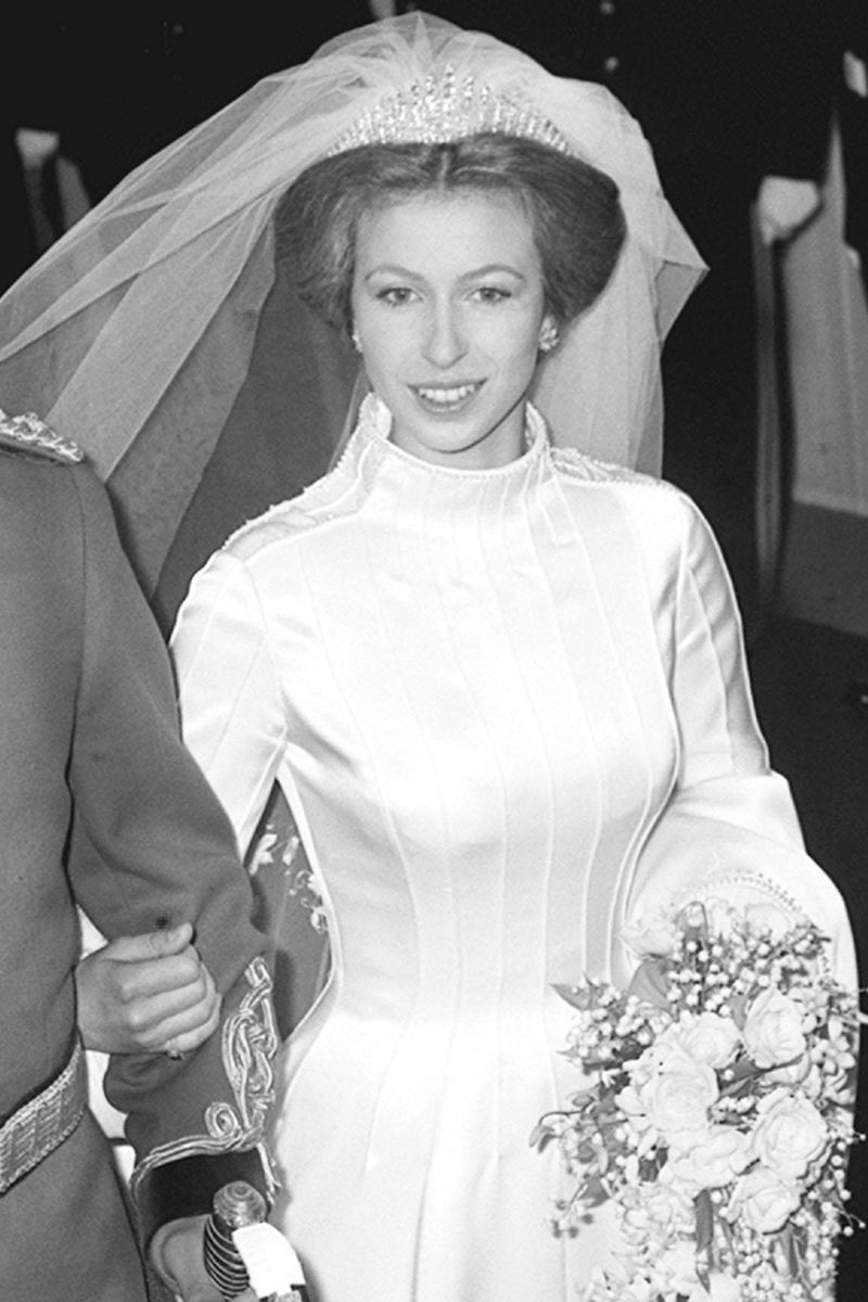 Royalty - Princess Anne e il capitano Mark Phillips Wedding - Londra