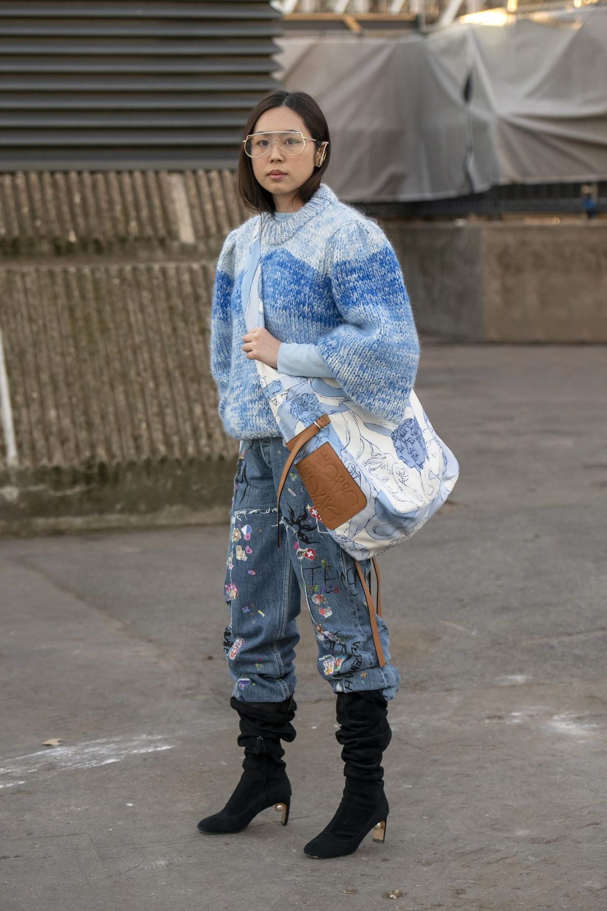 Tendencia de botas holgadas otoño 2019