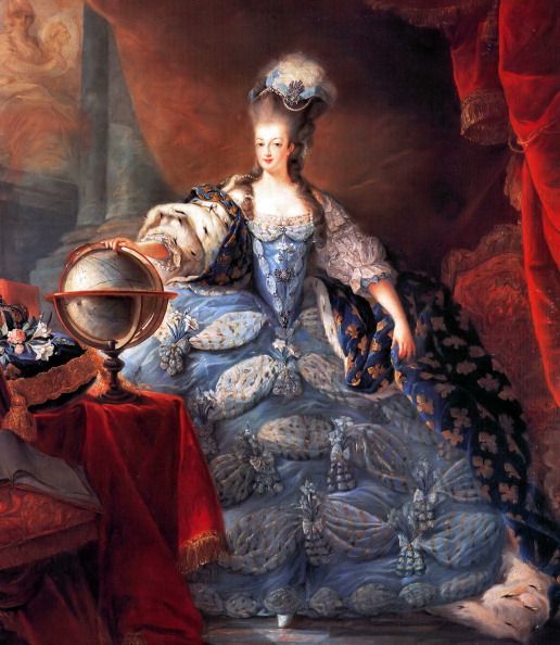 Maria Antonietta, regina consorte di Francia (1755-1793). Maria Antonietta, regina di Francia, nelle vesti dell
