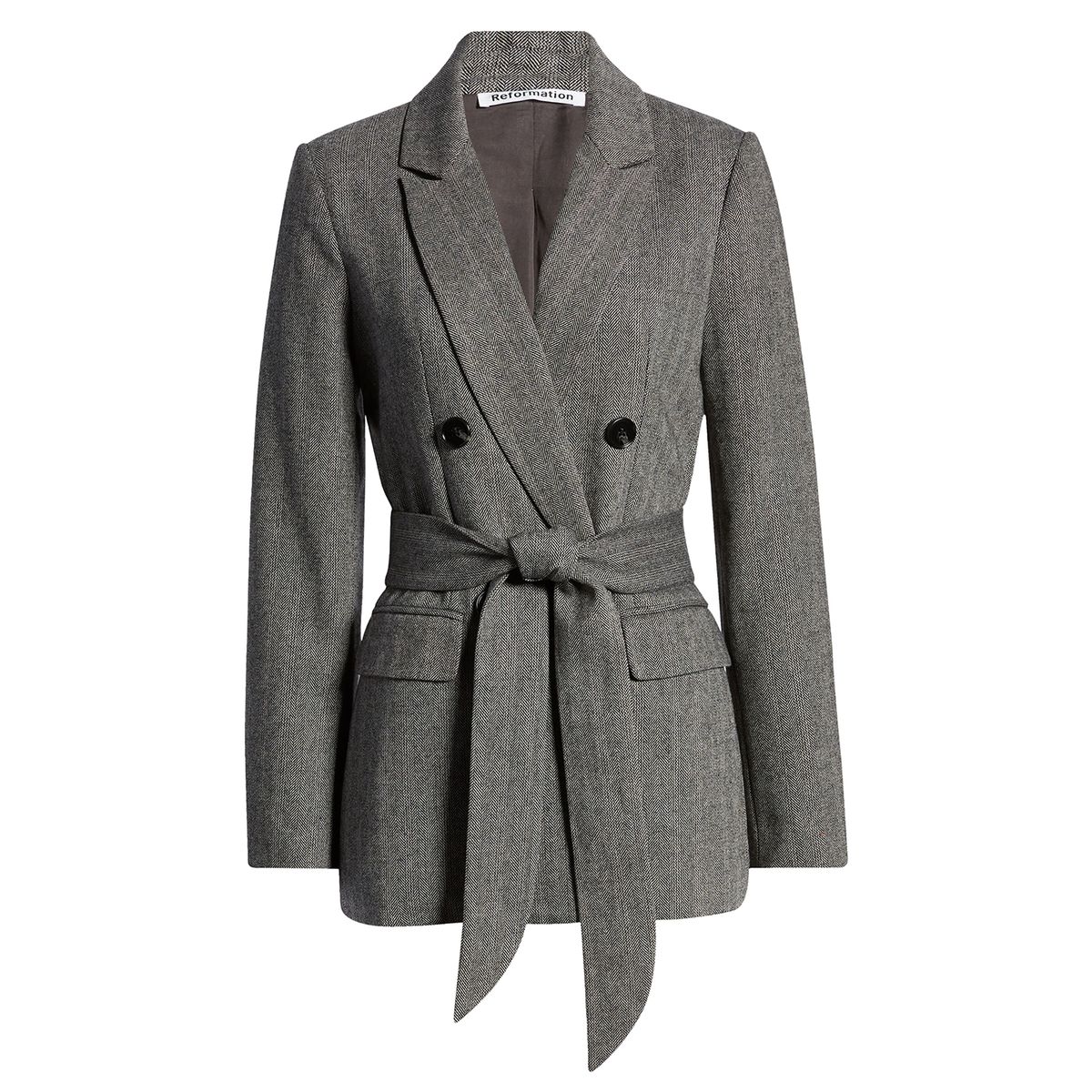ba & sh Theo Plaid ullblandingsjakke