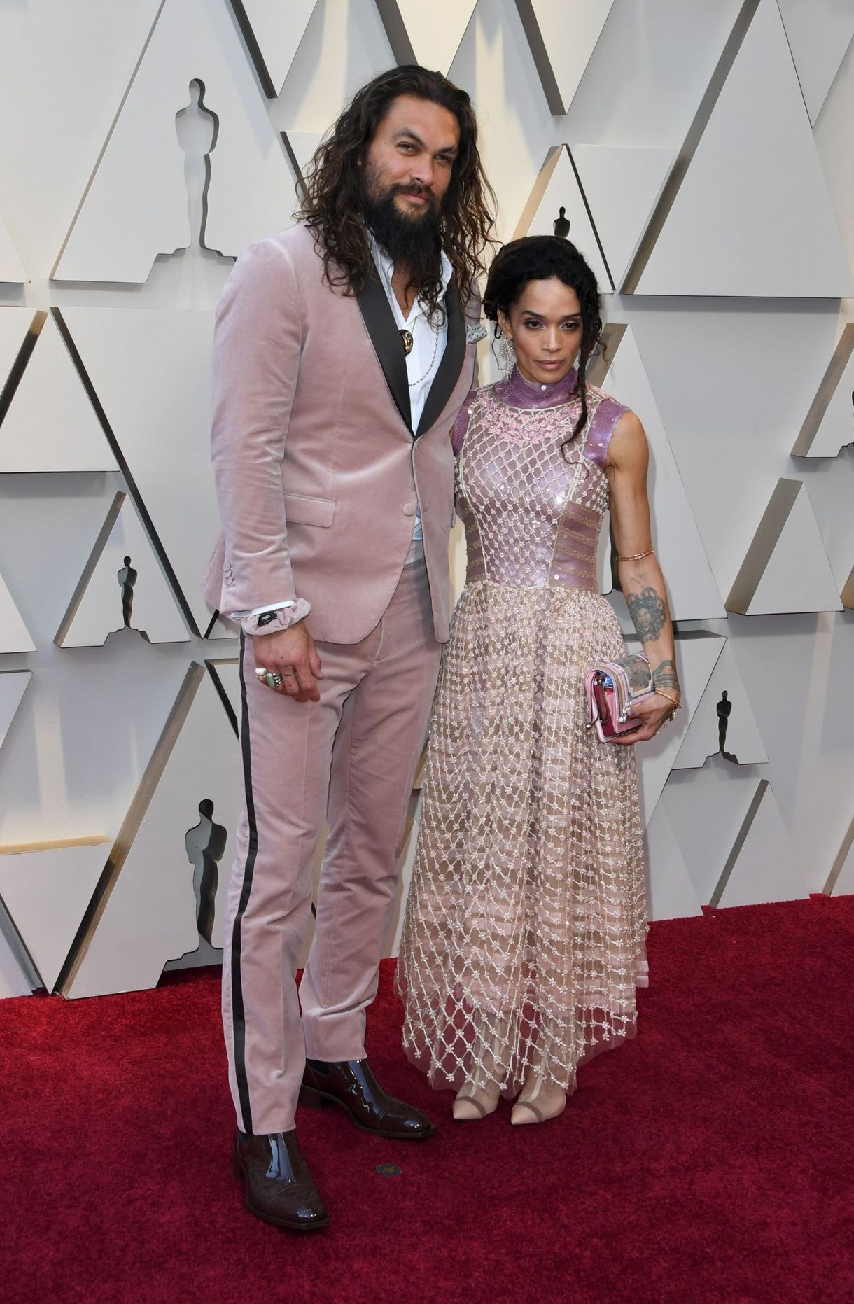 Jason Momoa in Lisa Bonet Style