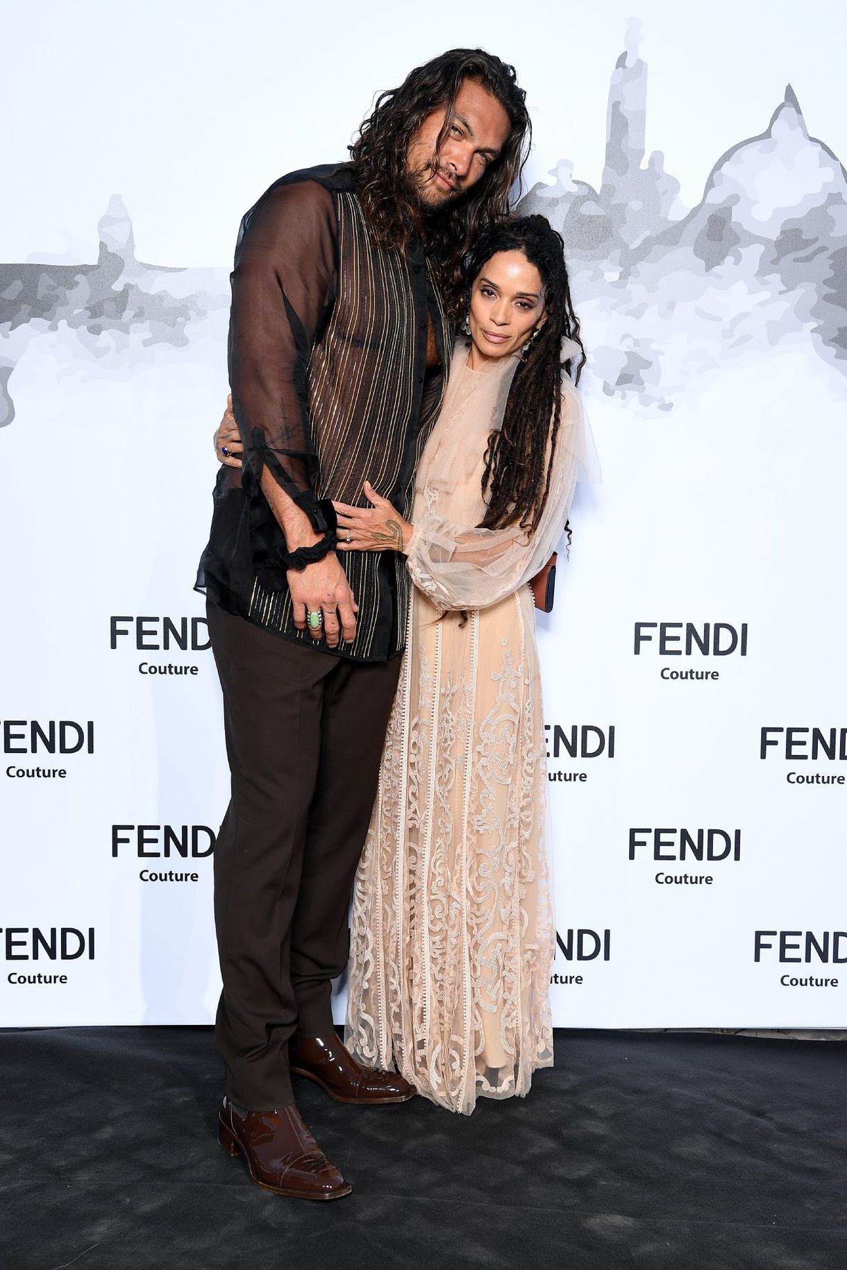 Jason Momoa in Lisa Bonet Style