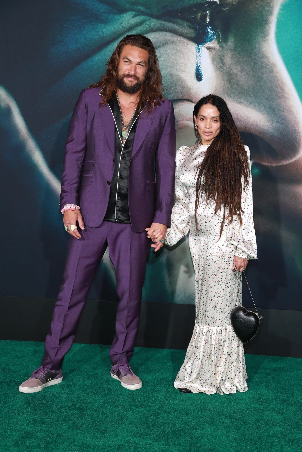 Jason Momoa in Lisa Bonet Style
