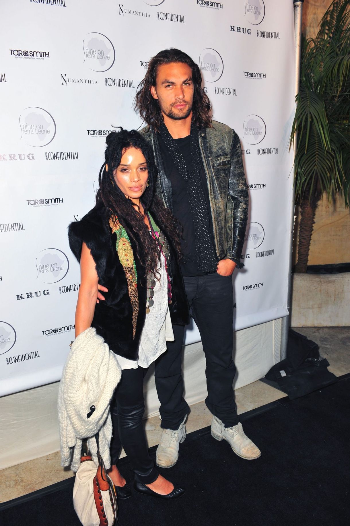 Jason Momoa in Lisa Bonet Style