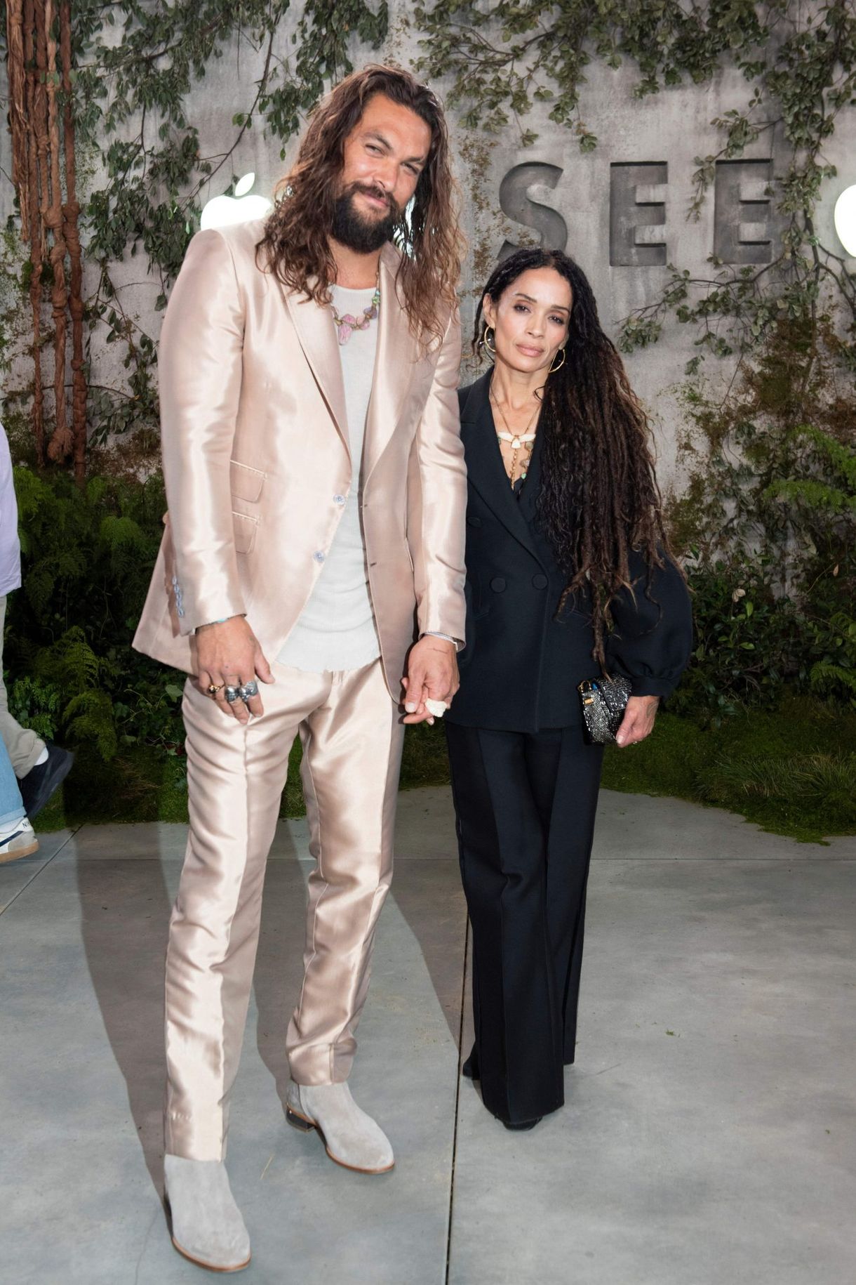 Jason Momoa in Lisa Bonet Style