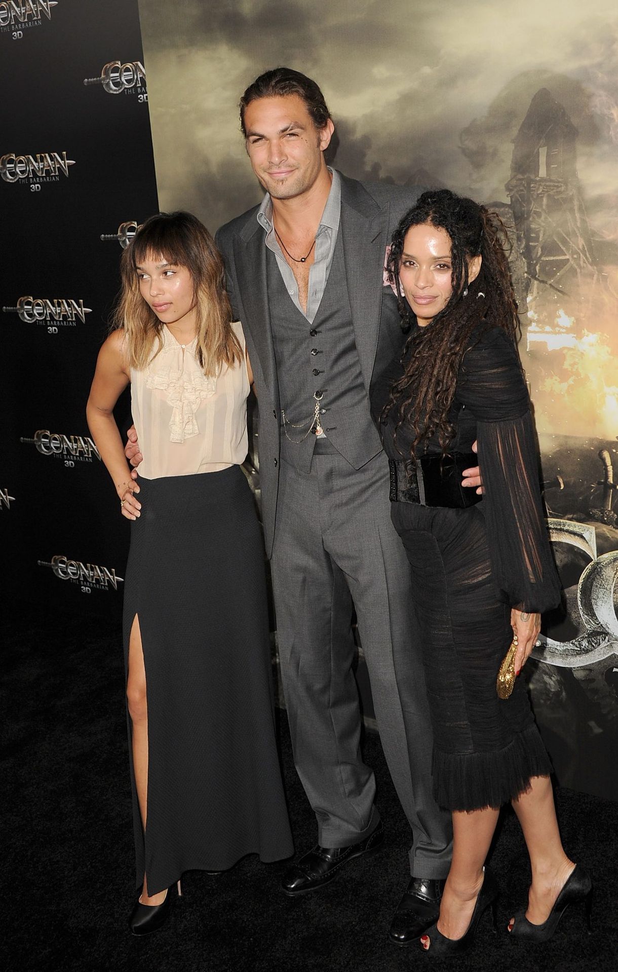 Jason Momoa in Lisa Bonet Style