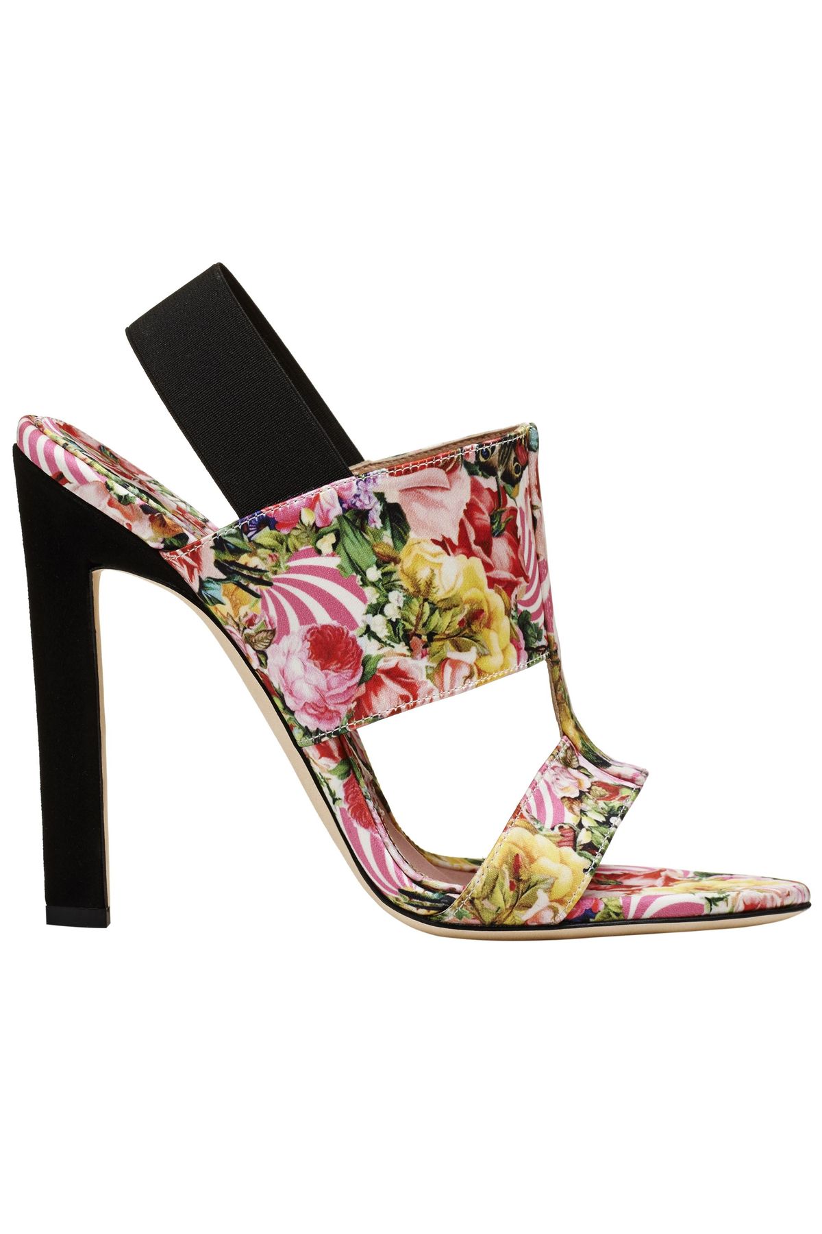 Calzature, sandali, tacchi alti, slingback, rosa, scarpe, décolleté basic, gamba, magenta,