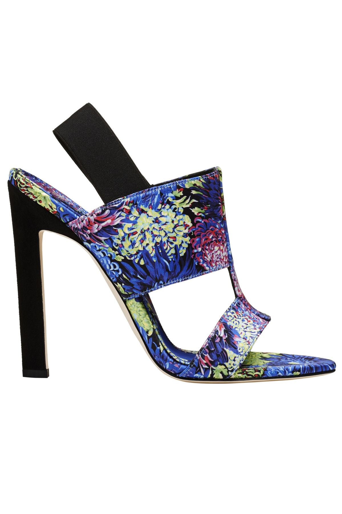 Calzature, Tacchi alti, Slingback, Blu, Sandalo, Scarpe, Blu cobalto, Viola, Decolleté basic, Blu elettrico,