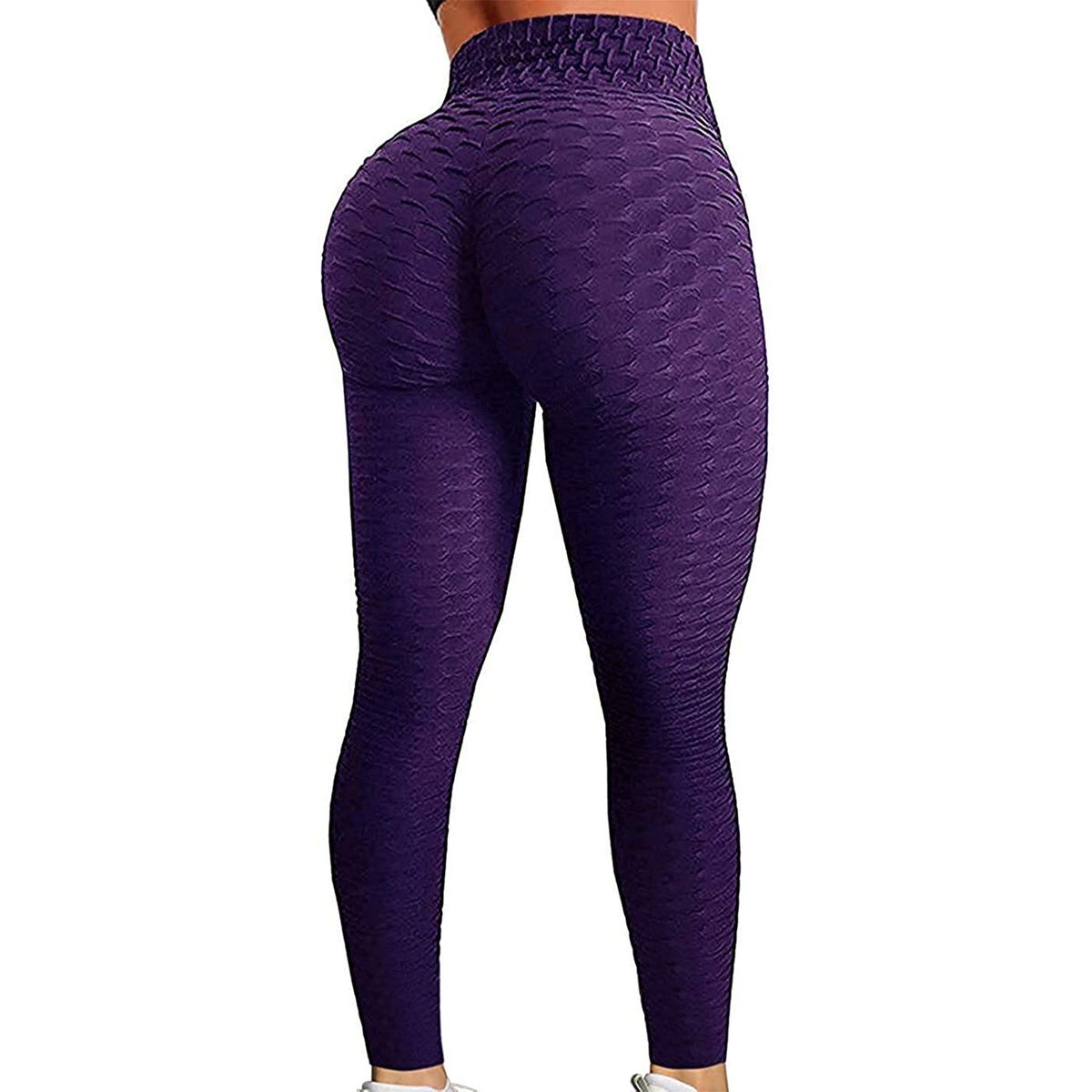 lilla leggings med høy midje