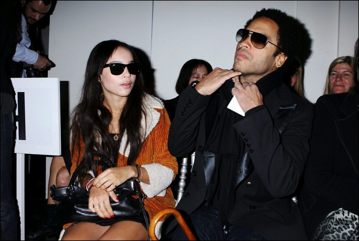 zoe og lenny kravitz far datter antrekk
