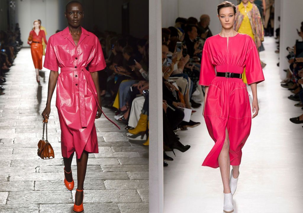 Modelka, moda, odzież, różowy, pas startowy, czerwony, magenta, pokaz mody, obuwie, ramię,