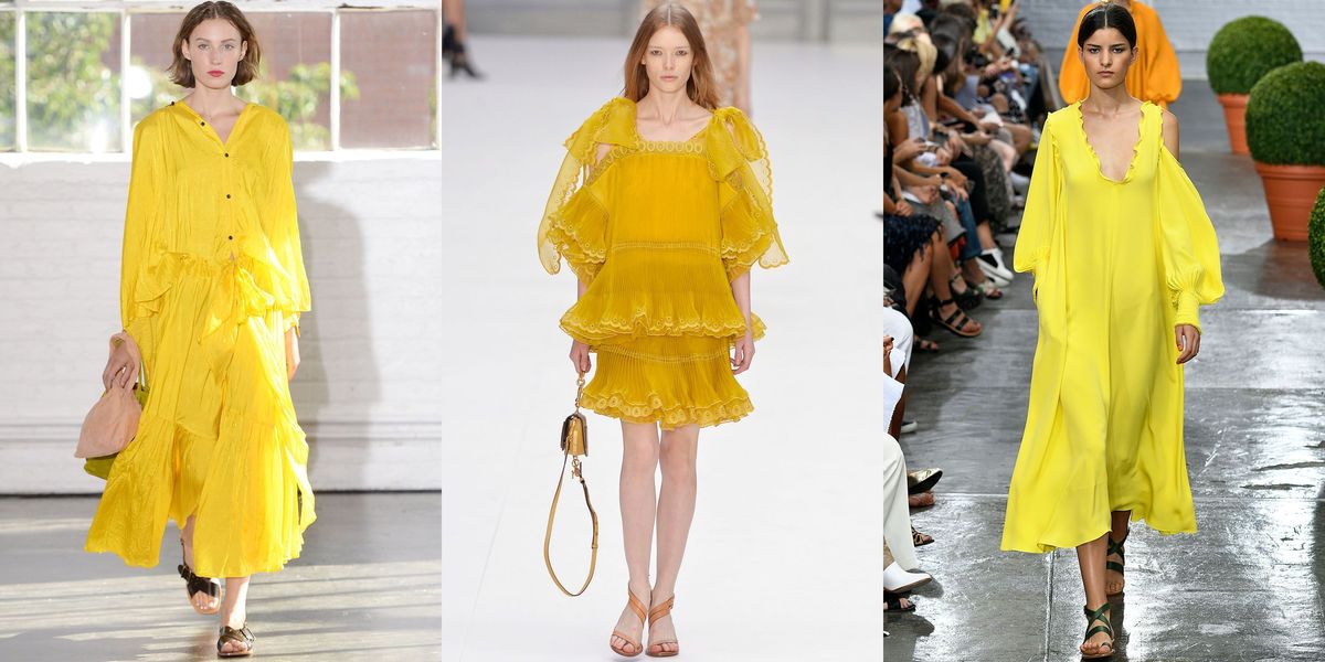 Modelka, Odzież, Moda, Żółty, Pas startowy, Sukienka, Pokaz mody, Ramię, Odzież wierzchnia, Haute couture,