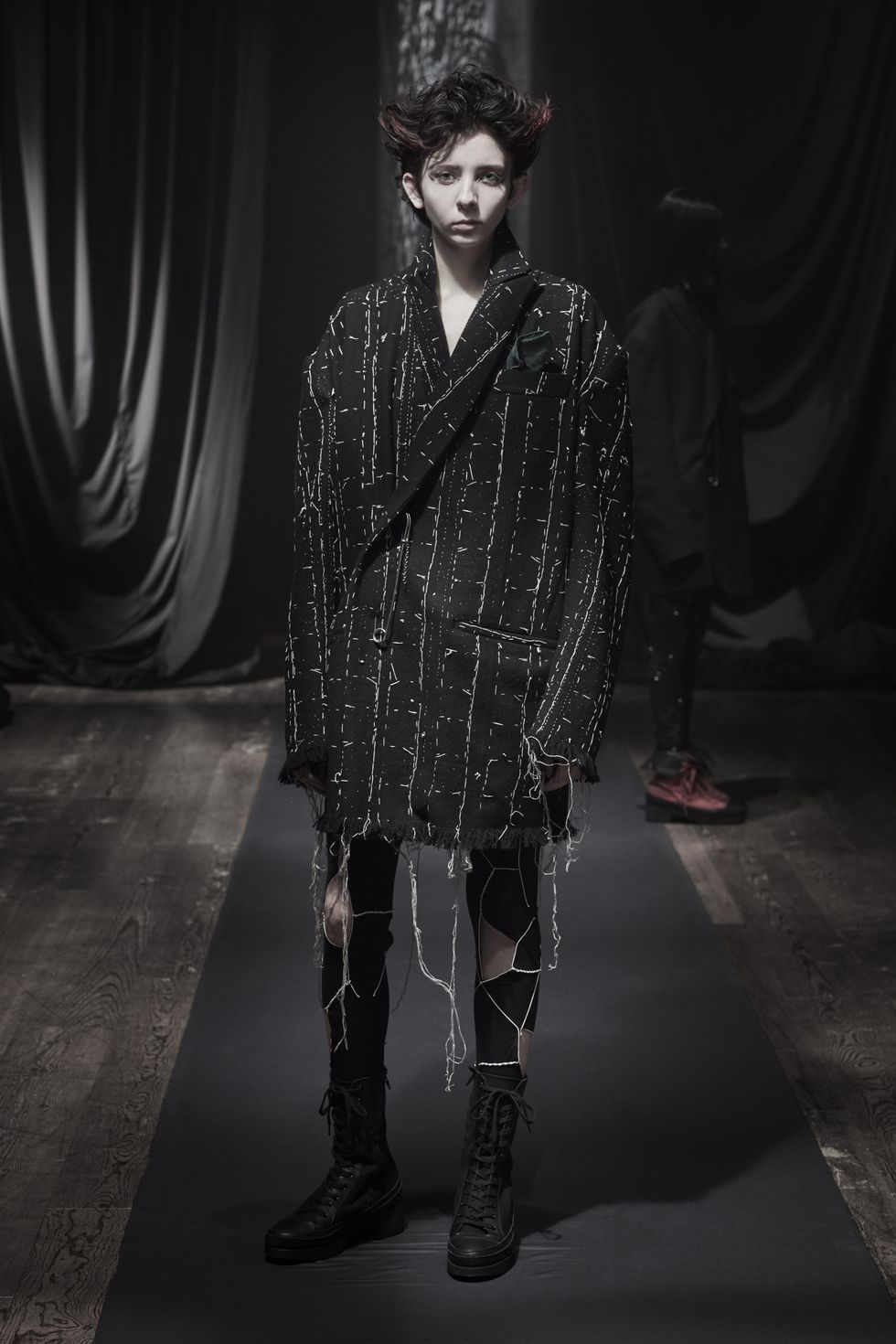 Yohji Yamamoto Herbst 2021 Landebahn