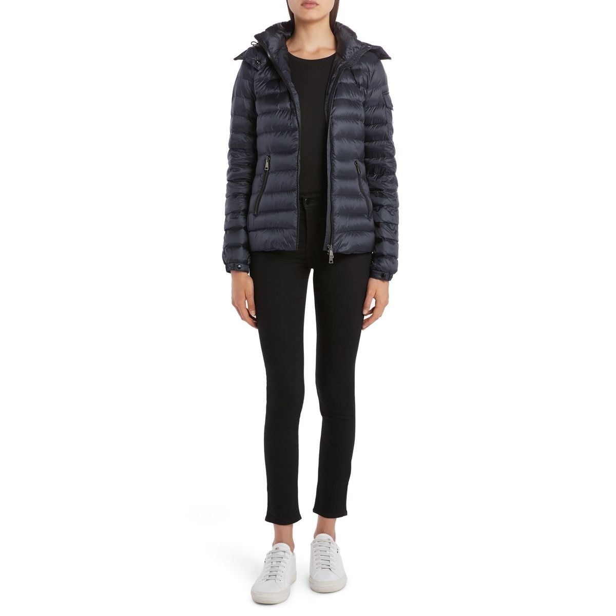 Moncler Bleu hette lett dunjakke