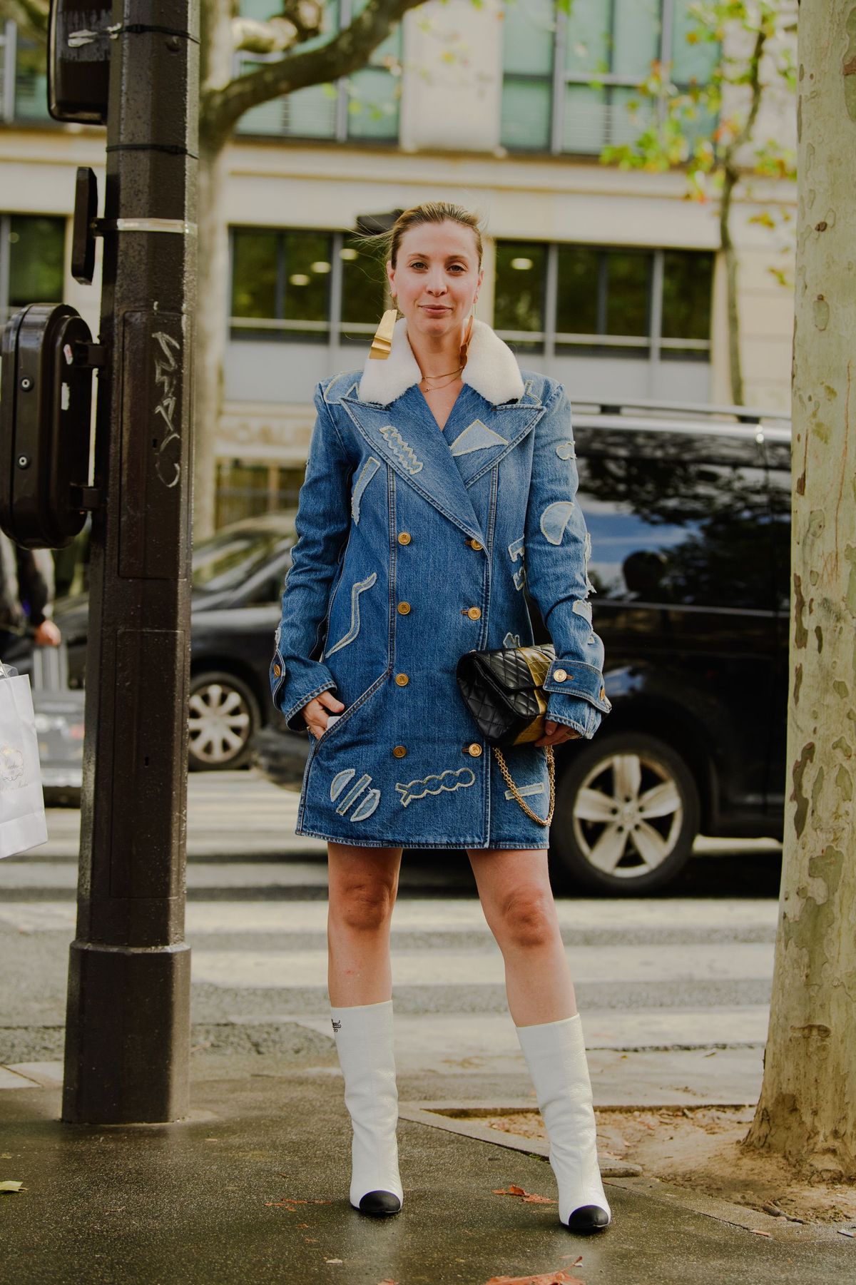 Blå, fotografi, gademode, tøj, mode, stående, øjebliksbillede, elektrisk blå, denim, knæ,